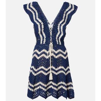 ANNA KOSTUROVA 女士 短款连衣裙 Melissa 钩花棉质迷你连衣裙