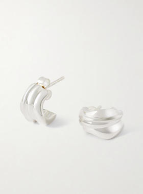 Completedworks 女士 CO 耳环 再生银色耳环