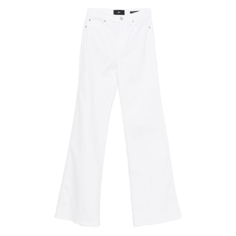 7 For All Mankind 女士 26春新品 牛仔长裤 Seven 白色牛仔裤