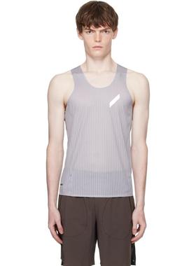 SOAR Running 男士 背心 灰色 Lightweight SPACE3D Race 背心