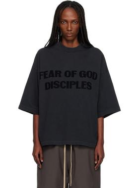 Fear Of God 女士 T恤 黑色 Relaxed Power 25 T 恤