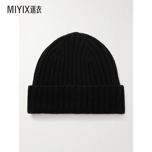 MR P. 男款Cairn 罗纹羊绒小便帽 迷衣时尚