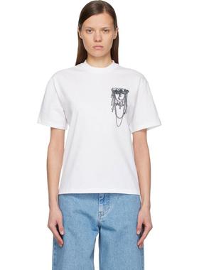 Carhartt WIP卡哈特 女士 T恤 白色 Inverted Charm T 恤