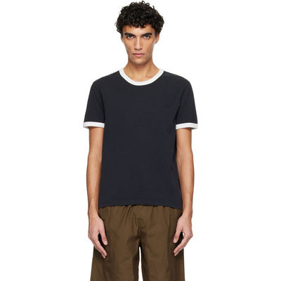 A.P.C. 男士 SS26 T恤 黑色 Contrast Trim