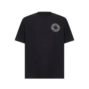 男士 石头岛 T恤 徽标印花圆领 恤 Stone Island