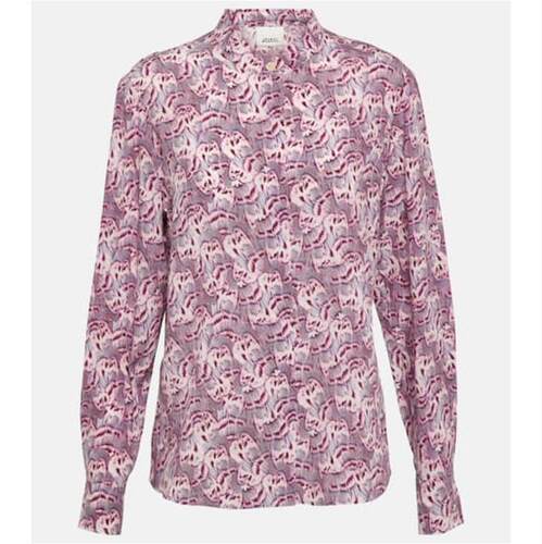 ISABEL MARANT 伊莎贝尔·玛兰 女士 衬衫 Ilda 印花真丝混纺衫