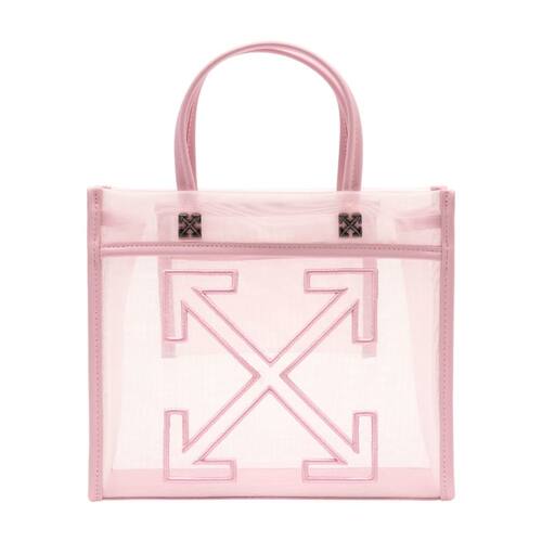 Off-White 女士 SS26 托特包 S 塑料粉色购物袋