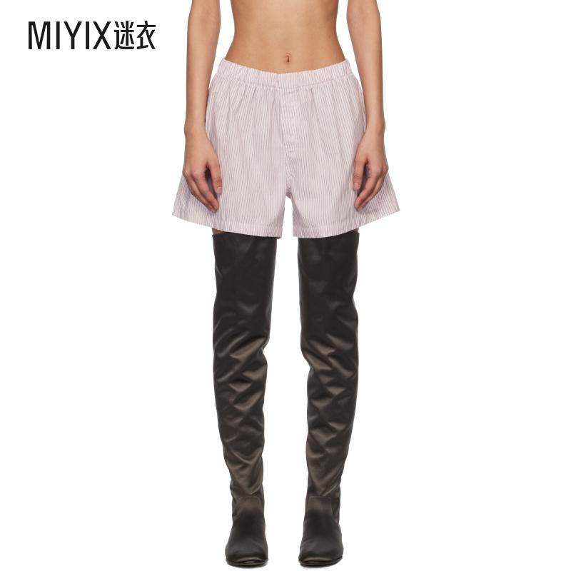 Gimaguas 女士粉色 & 灰色 Boxers 短裤 迷衣时尚