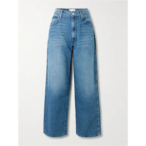Mother Denim 女士 牛仔长裤 Delinquent Nerdy 中腰直筒牛仔裤