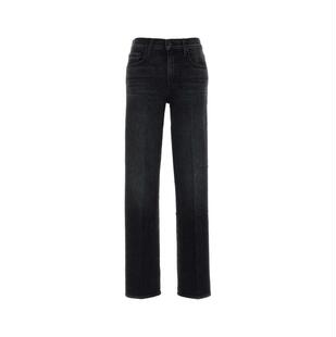 Mother Denim 女士 FW26 牛仔长裤 黑色弹力牛仔裤