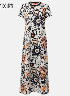 La DoubleJ 女款运动飘逸棉质针织中长连衣裙 迷衣时尚