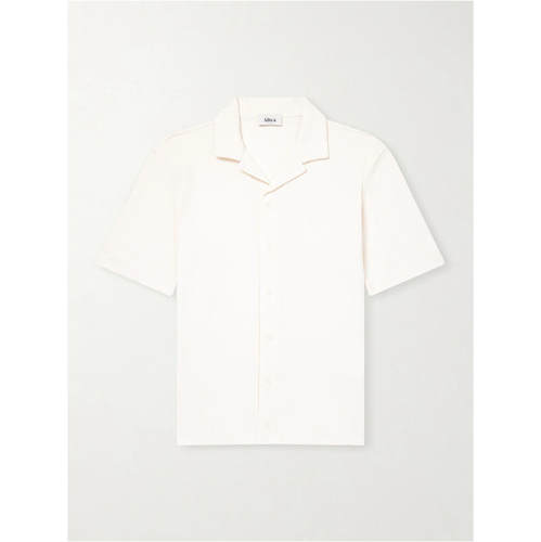Altea Milano 男士 FW26 衬衫 Camp-Collar 牛仔棉质凸纹布