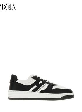 【早秋新品】Hogan 女款Two-tone H630 皮质运动鞋 迷衣时尚