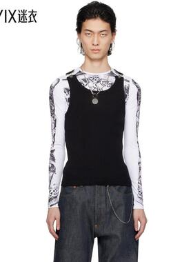 Jean Paul Gaultier 高缇耶 男士 黑色 The Straps 背心 迷衣时尚