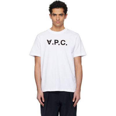 A.P.C. 男士 T恤 白色 Standard Large VPC