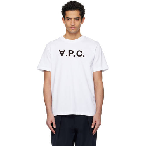 A.P.C. 男士 T恤 白色 Standard Large VPC