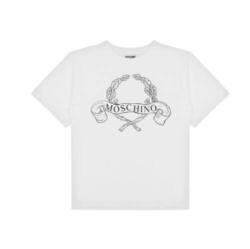 Moschino 莫斯奇诺 中性（儿童） SS26 T恤 Polos 米白童装