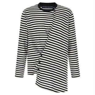 Yohji Yamamoto 山本耀司 男士 SS26 T恤 山本耀司拼接条纹