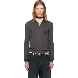 Magliano 男士 开衫 灰色 Nudo Serafino 开衫