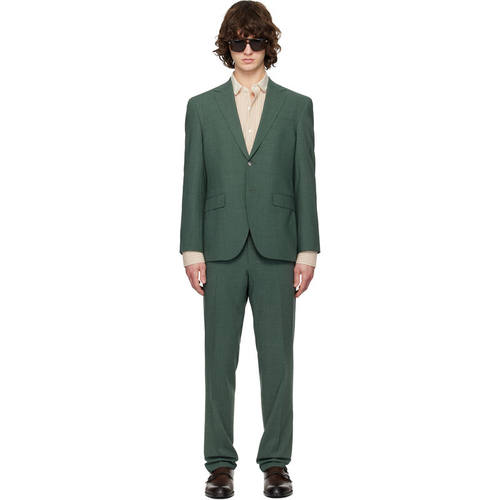 Boss 博斯 男士 西装 BOSS 绿色 Easy-Care 西服套装