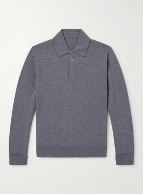 ANDERSON  SHEPPARD 男士 SS26 POLO衫 羊毛羊绒混纺Polo衫