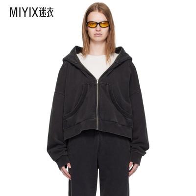 Entire Studios 女款黑色 Eternal Zip 连帽衫 迷衣时尚