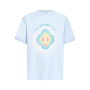 Casablanca 男士 SS26 T恤 卡萨布兰卡喷绘标志