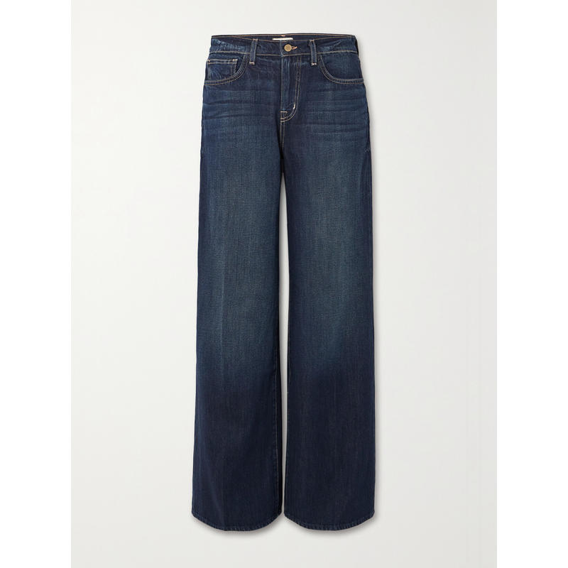 L'agence 女士牛仔长裤 Alicent 高腰阔腿牛仔裤