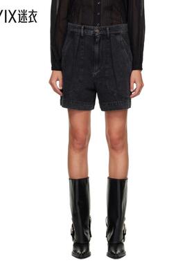 Isabel Marant Étoile 女款黑色 Noemia 牛仔短裤 迷衣时尚