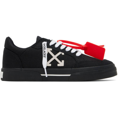 Off-White 男士 FW26 运动鞋 黑色 Vulcanized Low Canvas