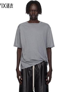 Rick Owens瑞克欧文斯 男款灰色 Concordians Brad T 恤 迷衣时尚