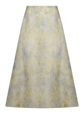 Alberta Ferretti 女士 SS26 半身裙 黄色真丝半身裙