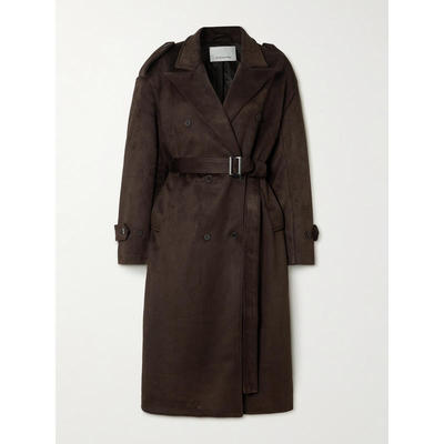 The Frankie Shop 女士 FW25 风衣 Pembroke 磨毛风衣