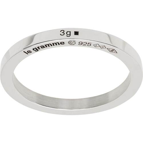Le Gramme 男士 戒指 Ribbon la 3g