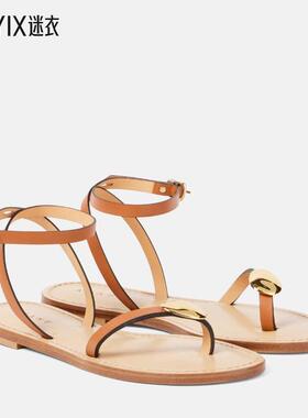 Amanu Studio 女款Senegal 皮质凉鞋 迷衣时尚