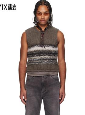 Our Legacy 男款棕色 Pleaser Tank 毛衣 迷衣时尚