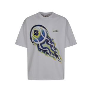 Casablanca 男士 SS26 T恤 卡萨布兰卡火焰网球超大号