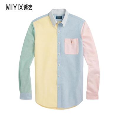 【春夏新品】Polo Ralph Lauren拉夫劳伦男士长袖衬衫 迷衣时尚