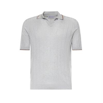 Gran Sasso 格兰·萨索 男士 SS26 POLO衫 格兰萨索短袖针织