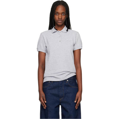 Maison Kitsuné 女士 POLO衫 灰色 Baby Fox Regular Polo 衫