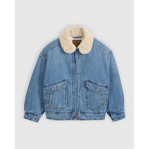 Levi's 李维斯 女士 FW25 夹克 1 TURNING 毛毛头短