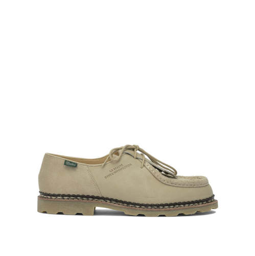 Paraboot 柏哈步 男士 FW25 休闲皮鞋 浅褐色皮质绑带鞋