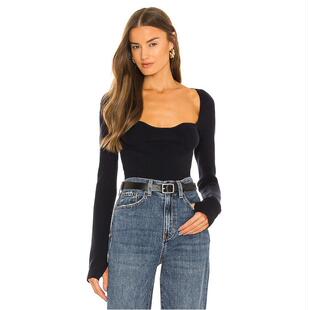PISTOLA Denim 女士 毛衣 Taryn 长袖心形