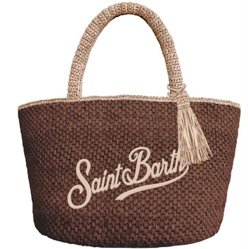 MC2 Saint Barth 女士 SS26 手提包 SAINT BARTH 巧克力色棉包包