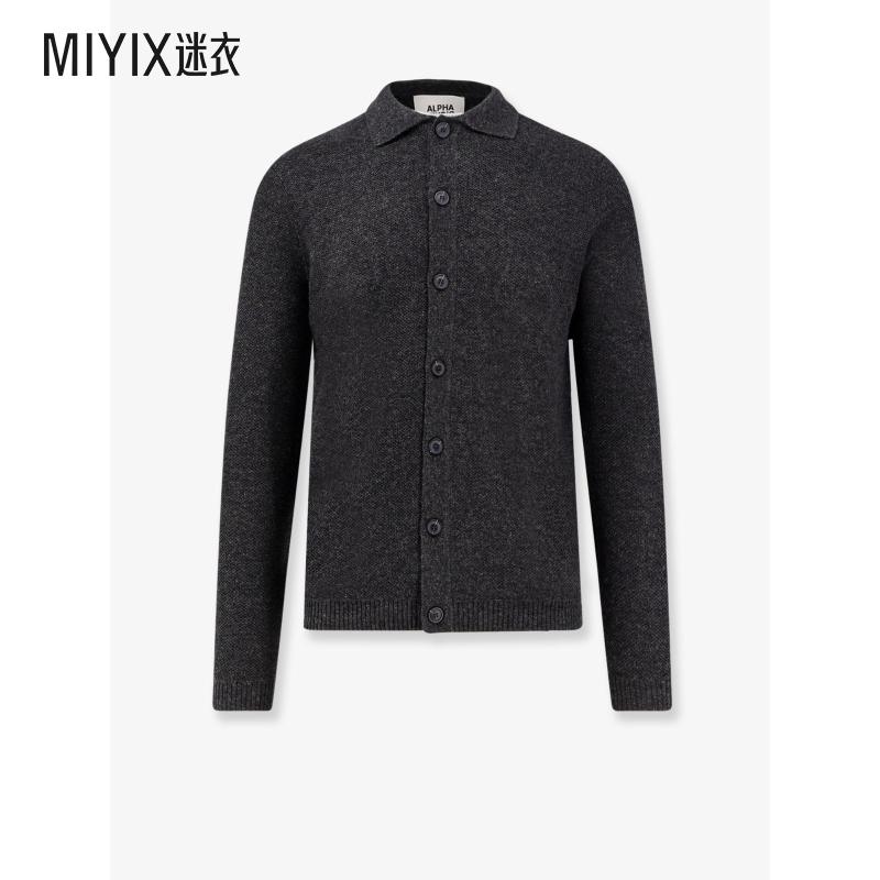 [秋冬新品]Alpha Studio 男款羊毛羊绒针织开衫 迷衣时尚