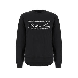 Martine Rose 男士 SS23 卫衣 黑色棉质运动衫