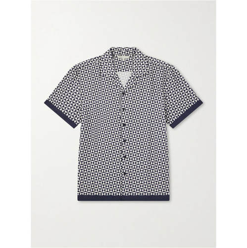 Onia 男士 FW26 衬衫 Camp-Collar TENCEL™ 印花