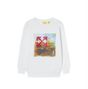 Off-White 中性（儿童） FW26 毛衣 白色毛线衫童装