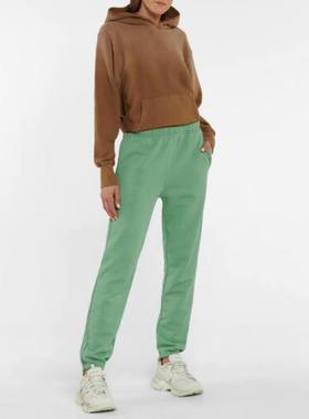 Les Tien 女士 长裤 棉质抓绒运动裤