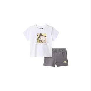 童装 North Face 服装 SHIRT 北面 The SET 百慕大短裤 婴儿